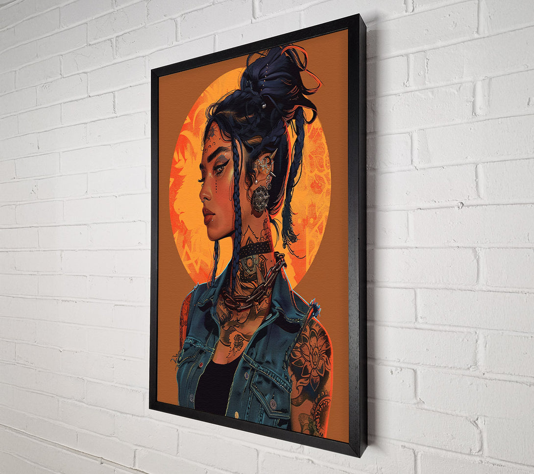  A Canvas Print of Indigo Under The Sun Canvas Print