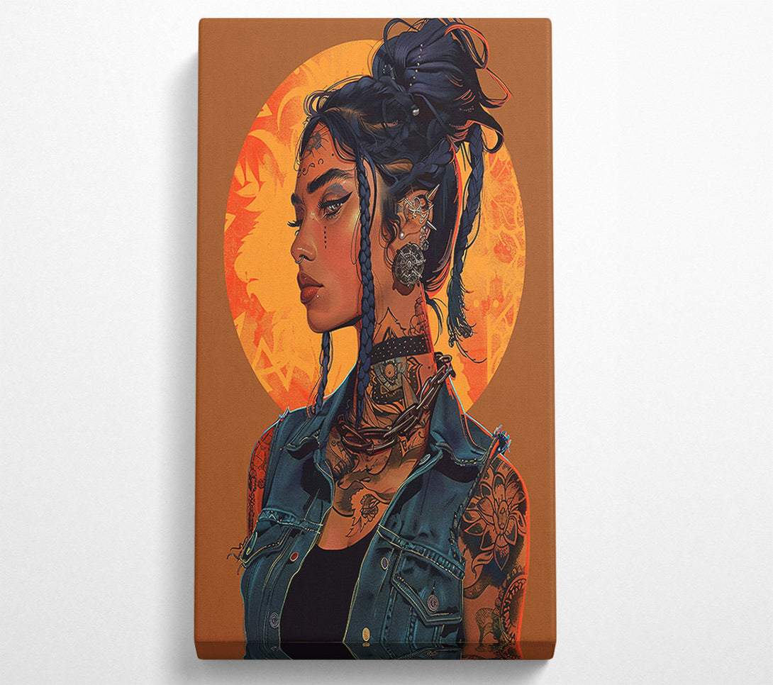 A Canvas Print of Indigo Under The Sun Canvas Print