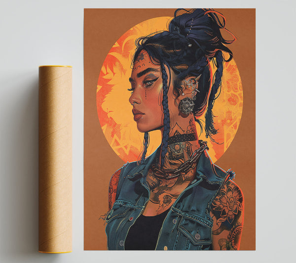 Indigo Under The Sun Print