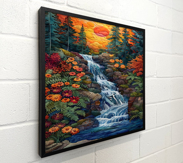 Blue Sky Waterfall