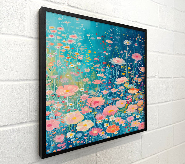 Azure Floral Field