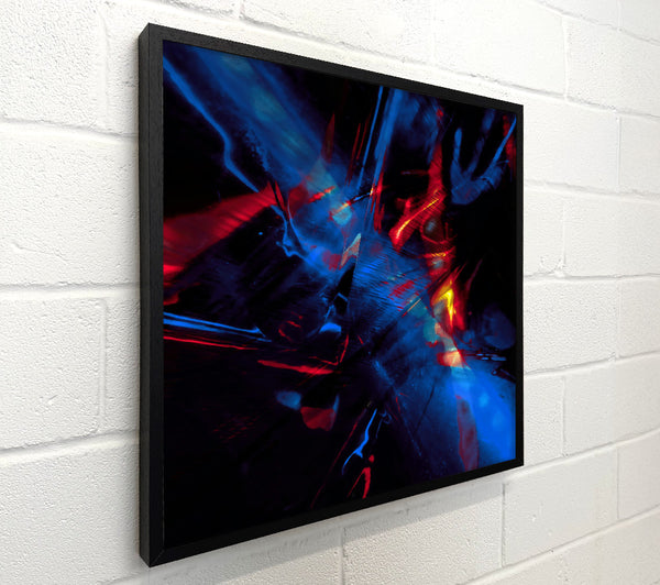 Blue And Red Reflections