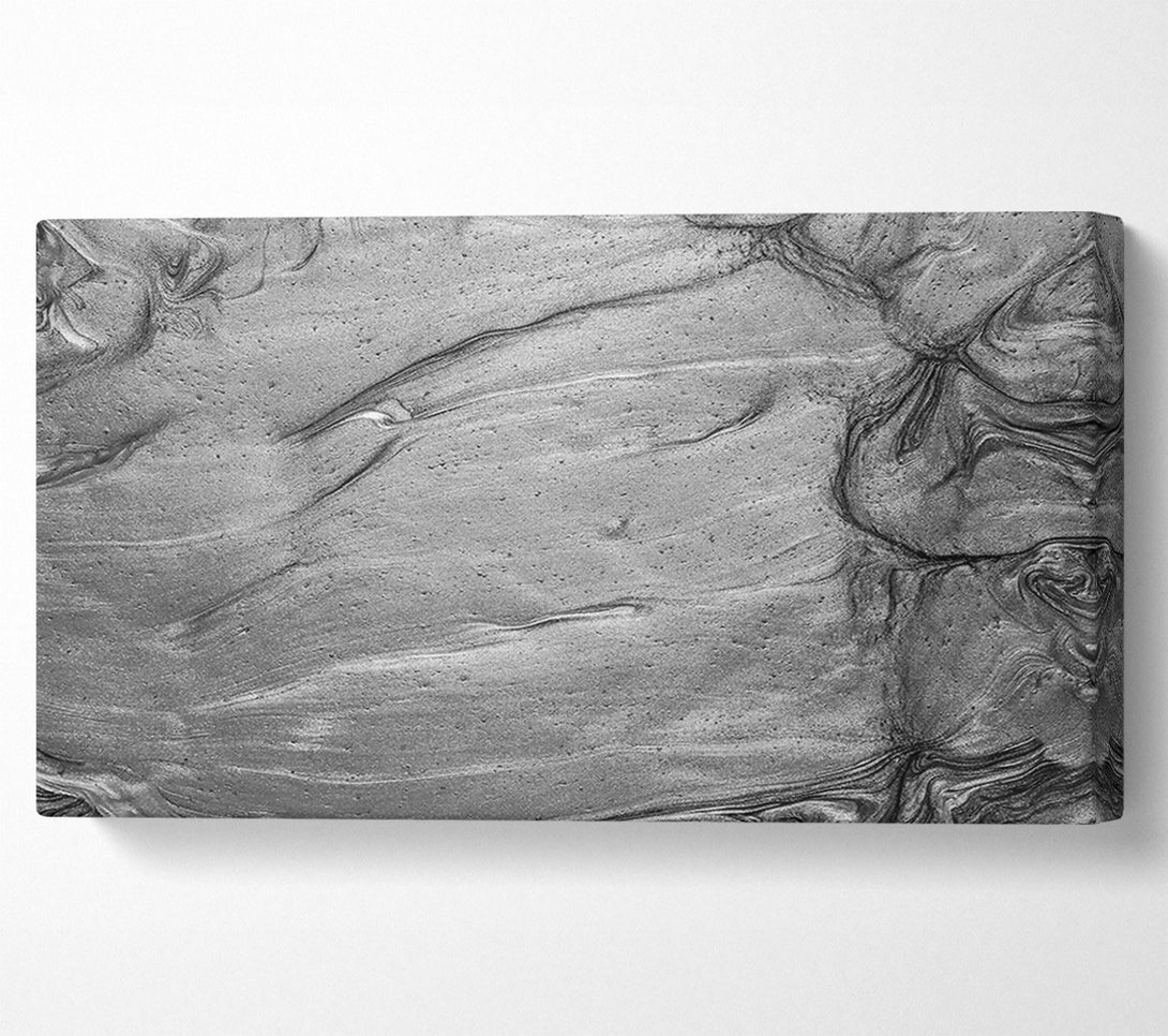  A Canvas Print of Silver Swirls Of Time Canvas Art