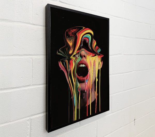 Dripping Paint Scream