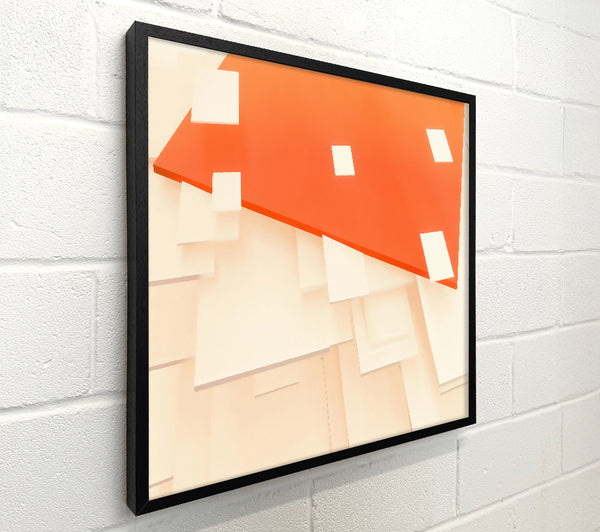 Orange Geometric Layers