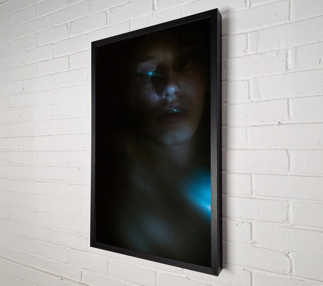  A Canvas Print of Blue Light Embrace Canvas Wall Art