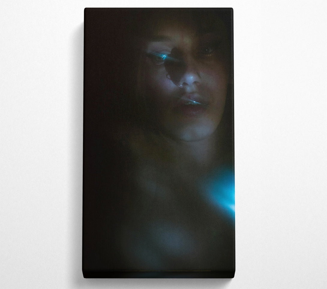  A Canvas Print of Blue Light Embrace Canvas Wall Art
