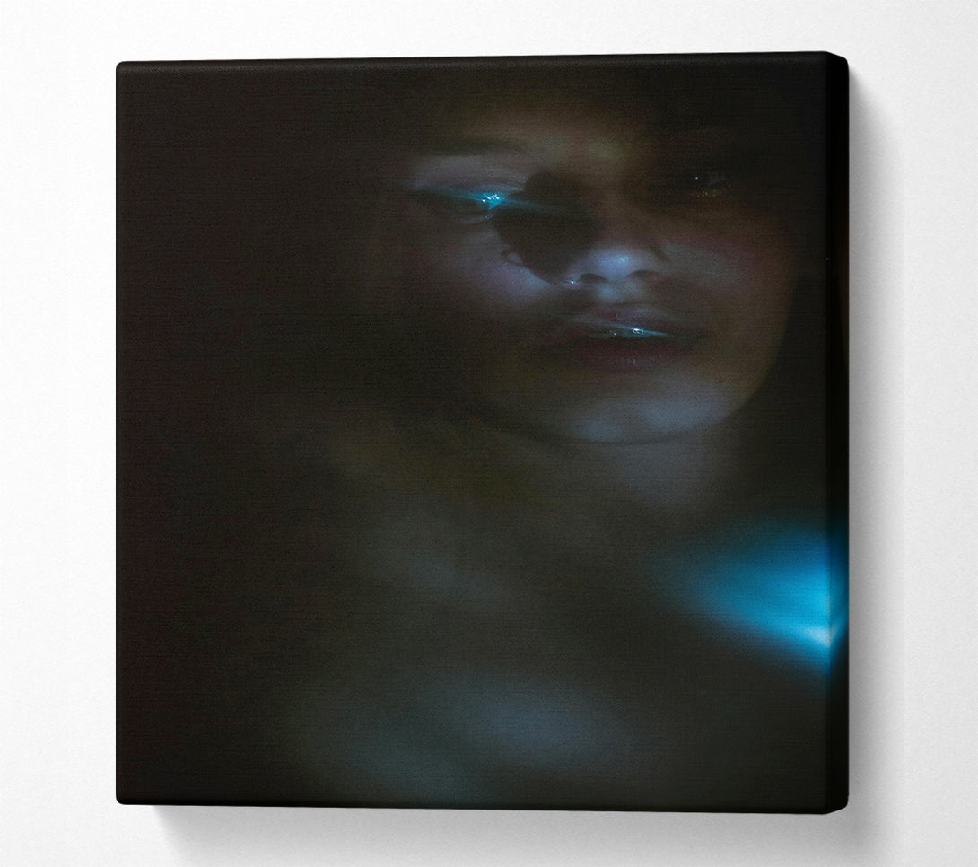  A Canvas Print of Blue Light Embrace Canvas Wall Art