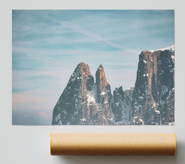 Blue Sky Peaks Print