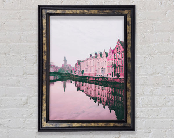Dutch Canal Framed Print