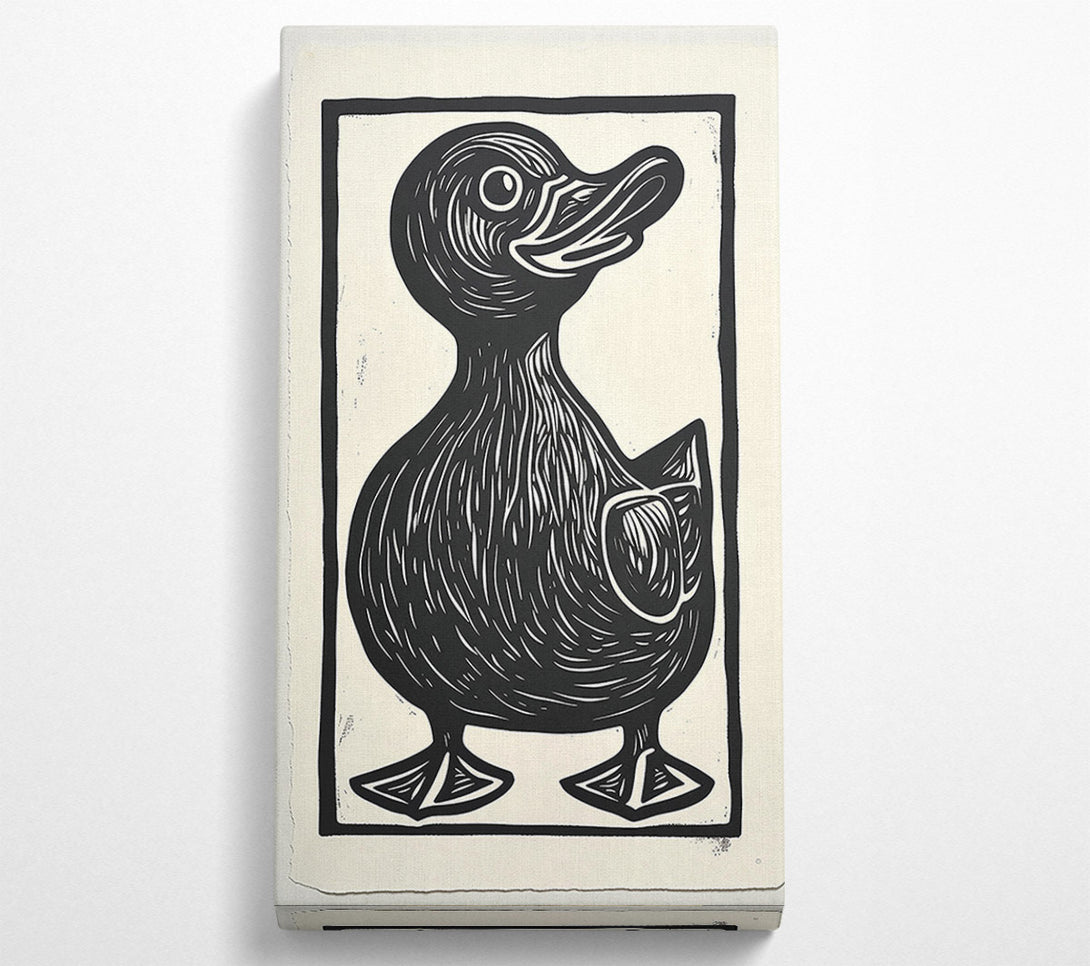  A Canvas Print of Black Duckling Sketch Canvas Wall Art