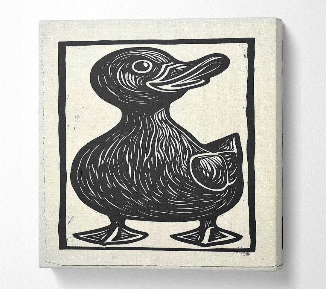  A Canvas Print of Black Duckling Sketch Canvas Wall Art