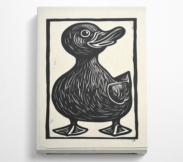  A Canvas Print of Black Duckling Sketch Canvas Wall Art