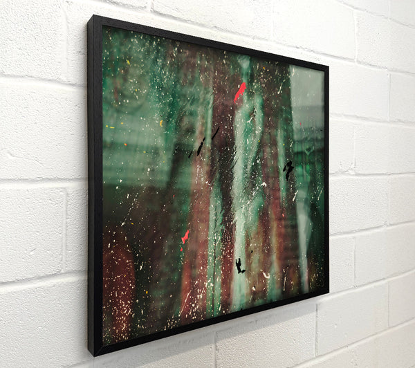Green Splattered Reflections