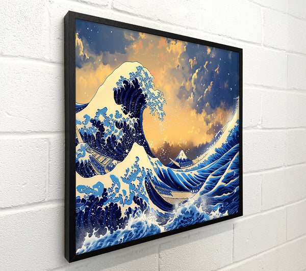 Blue Wave Crashing