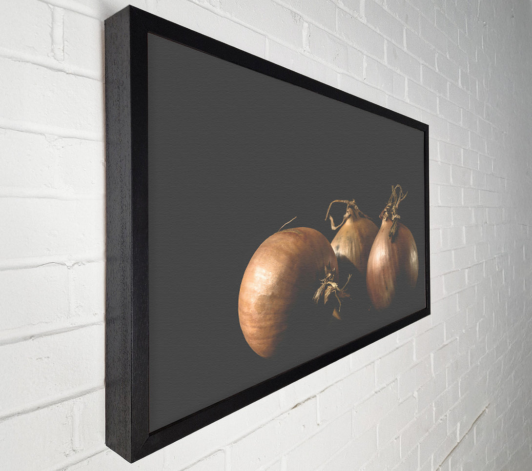  A Canvas Print of Golden Brown Trio Canvas Art