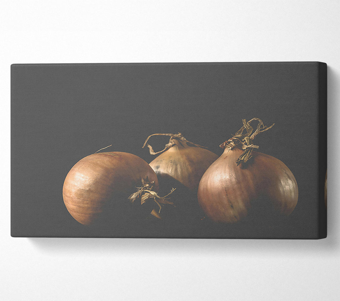  A Canvas Print of Golden Brown Trio Canvas Art
