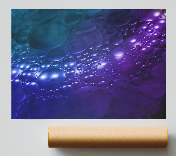 Purple Dream Bubbles Print