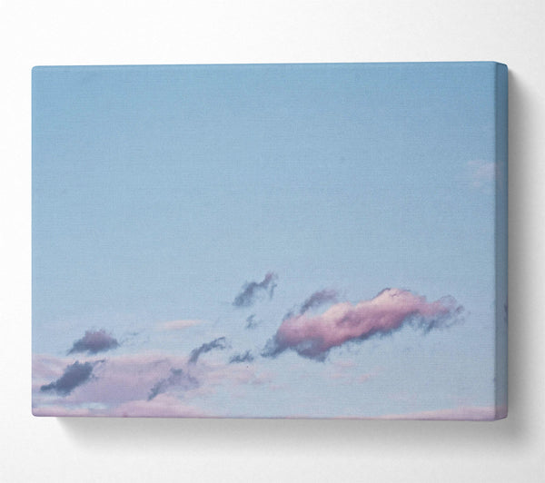  A Canvas Print of Pale Blue Sky Dreams Canvas Wall Art