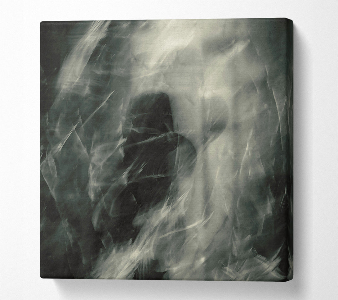  A Canvas Print of Emerald Ghostly Forms Canvas Art