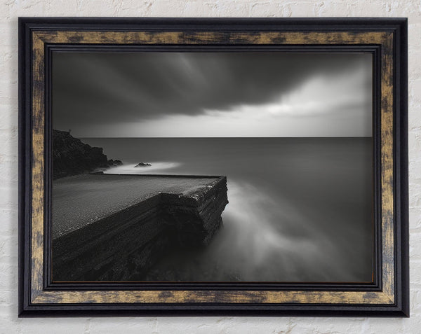 Edge Of The Land Framed Print