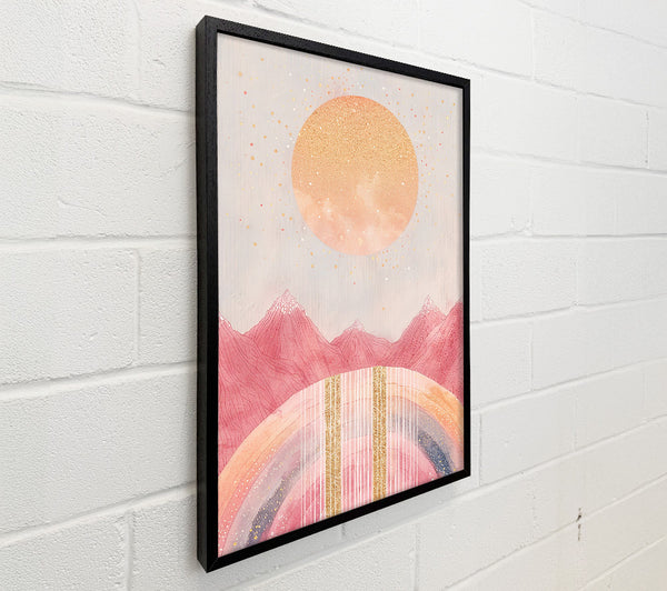 Pink Mountain Sunset