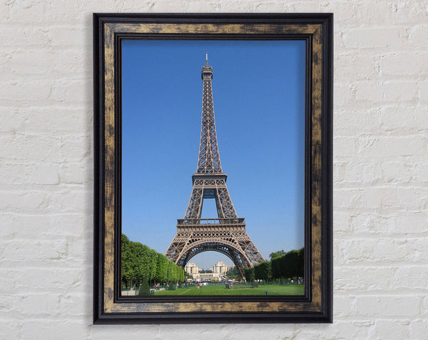 Effiel Tower Summer Framed Print