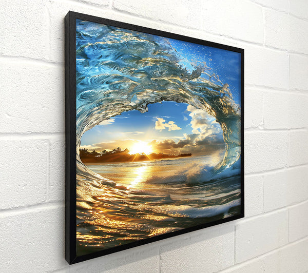 Golden Wave Embrace