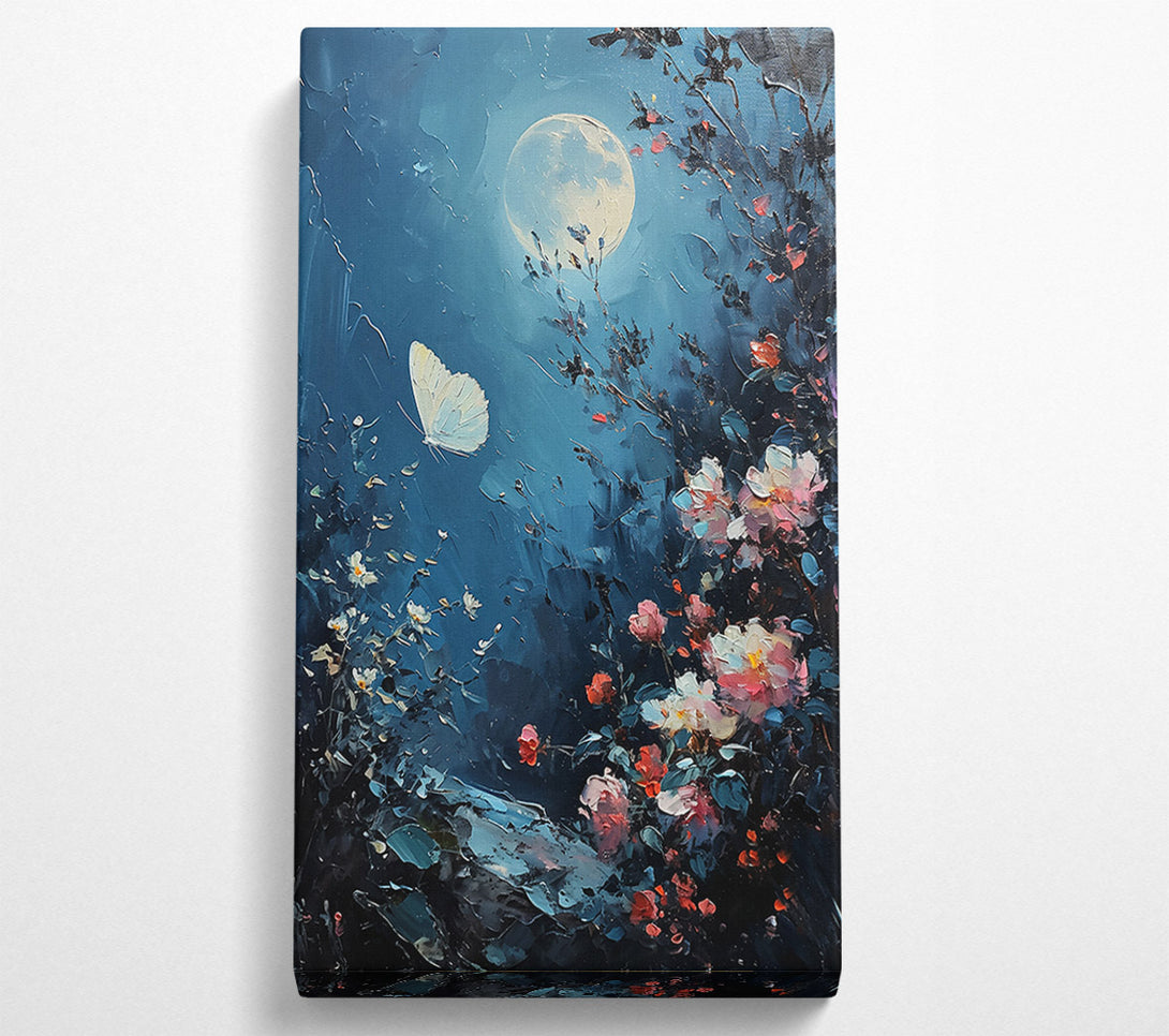  A Canvas Print of Moonlight'S Blue Embrace Canvas Print