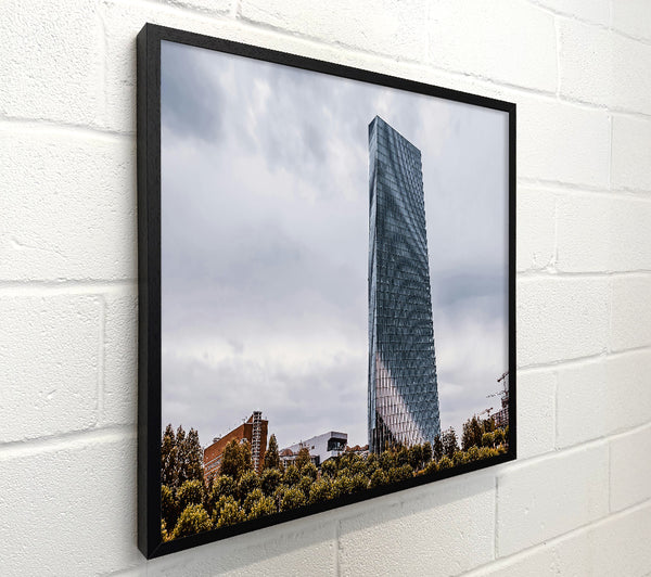Grey Glass Tower