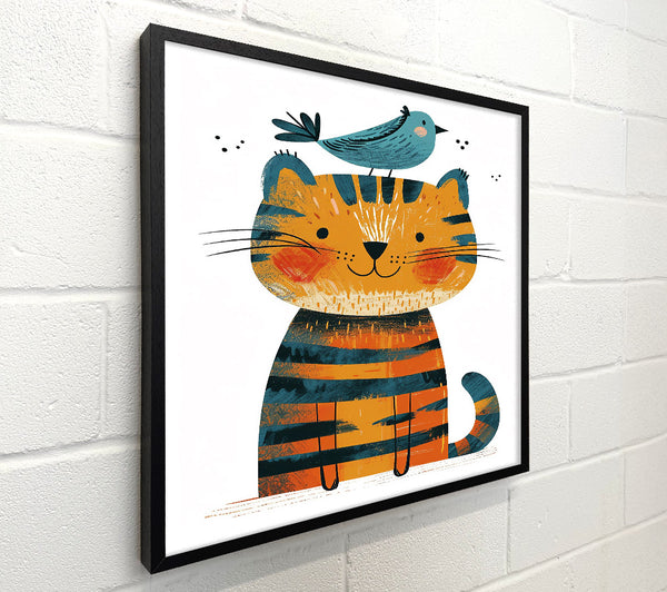 Orange Striped Kitty Friend