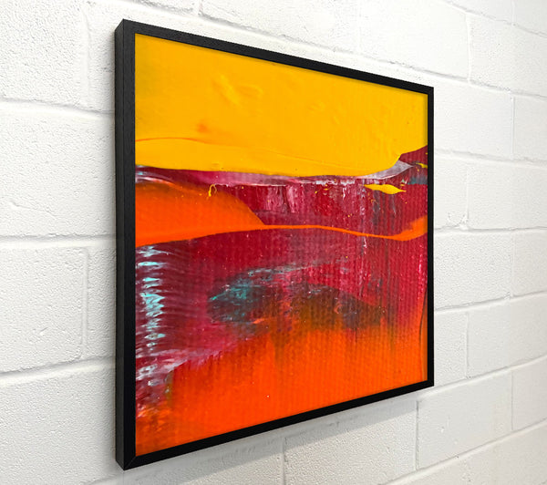 Orange Sunset Landscape