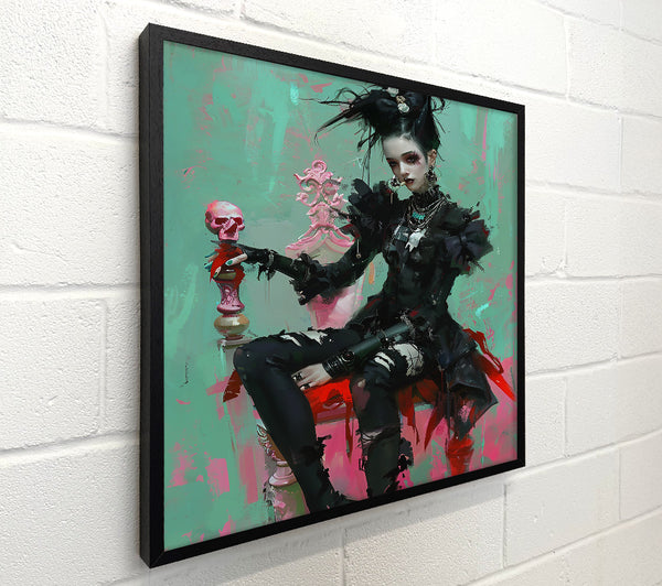 Pink And Black Queen