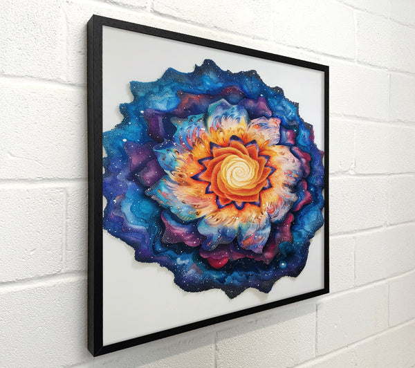Cosmic Orange Bloom