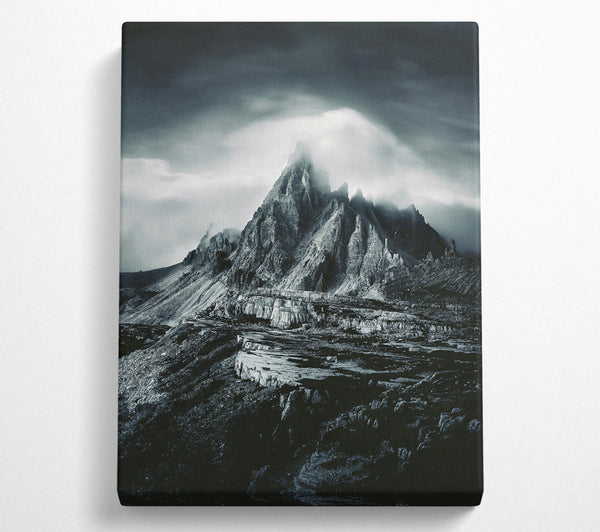  A Canvas Print of Grey Mountain Serenity Canvas Wall Art
