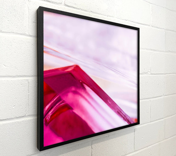 Magenta Glass Reflection