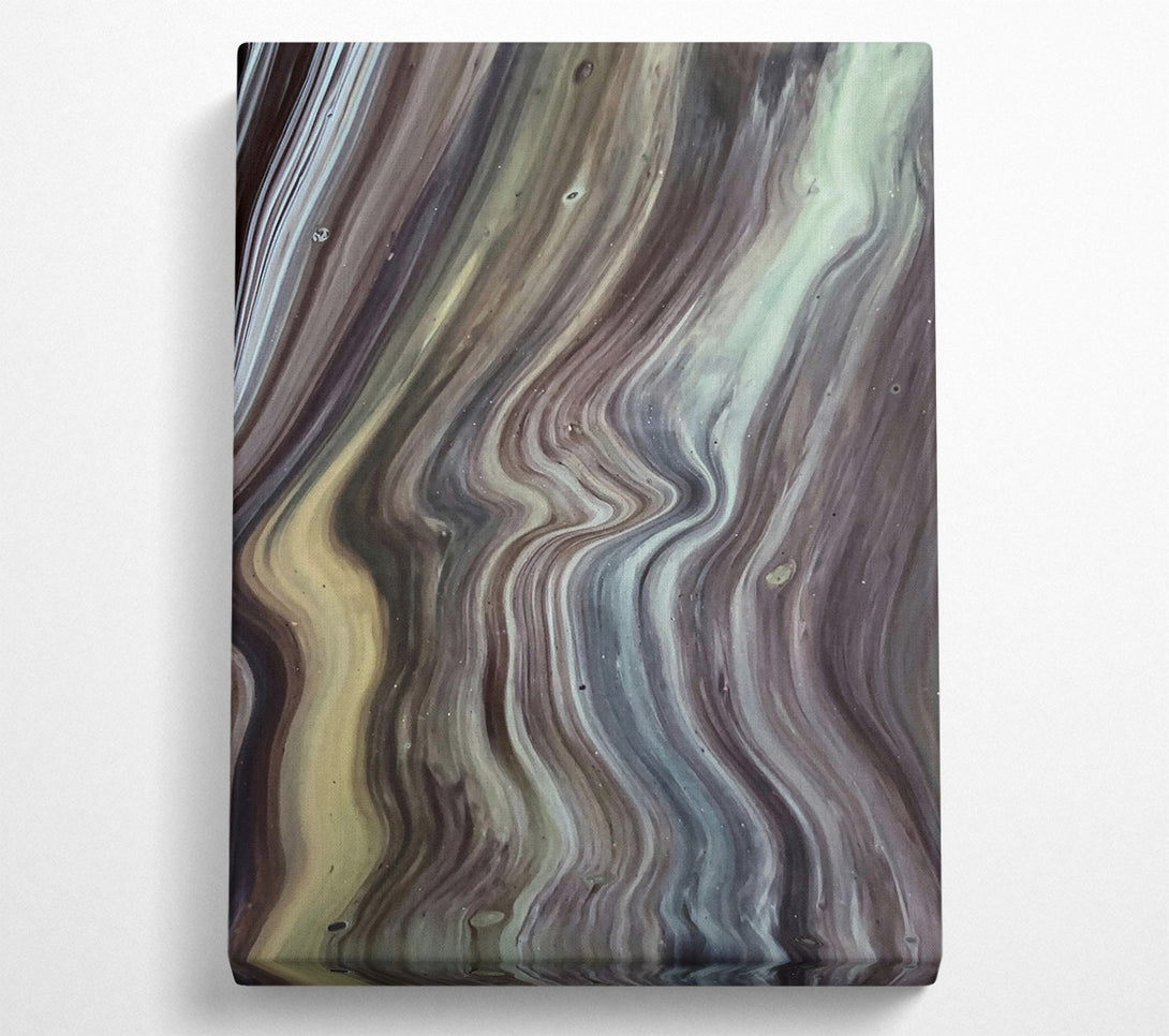  A Canvas Print of Grey Swirling Abstract Canvas Wall Art