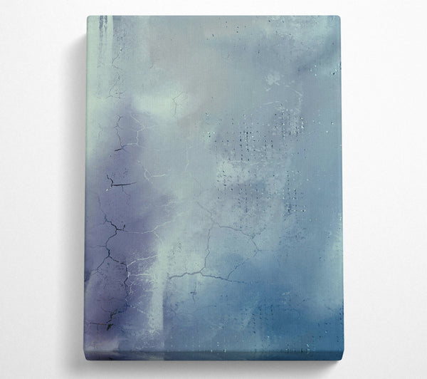  A Canvas Print of Silver Crackled Sky Canvas Art