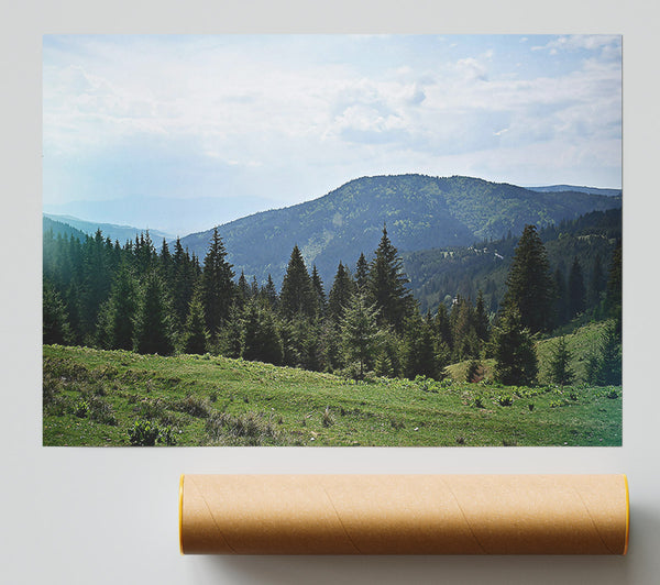 Green Mountain Vista Giclee Print