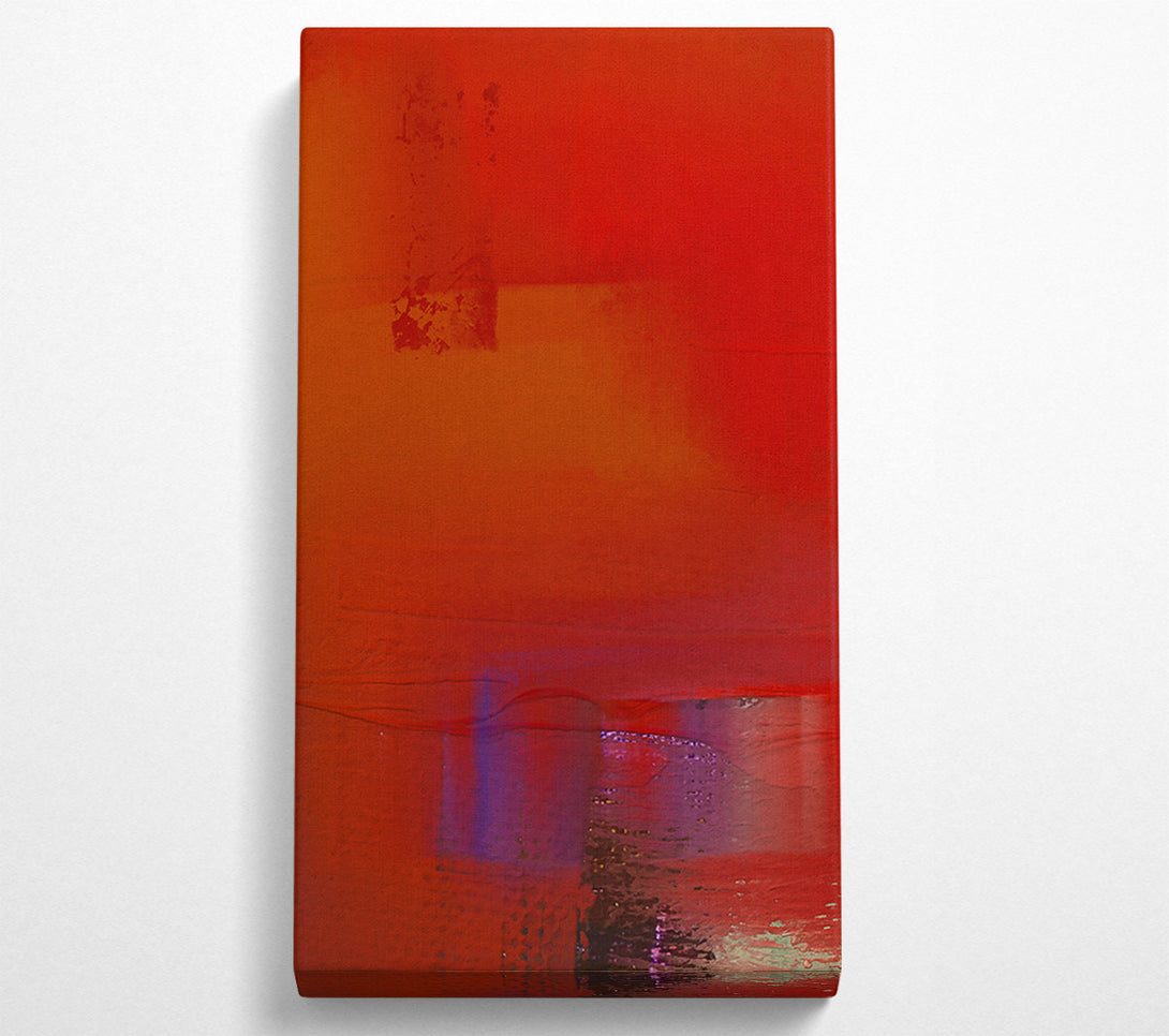  A Canvas Print of Crimson Afterglow Hues Canvas Print