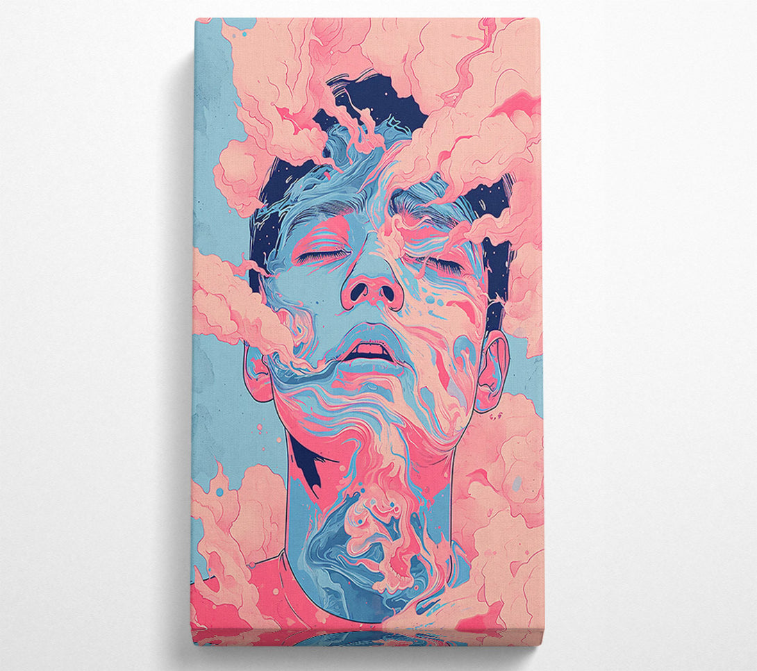  A Canvas Print of Pink Swirling Dreams Canvas Print