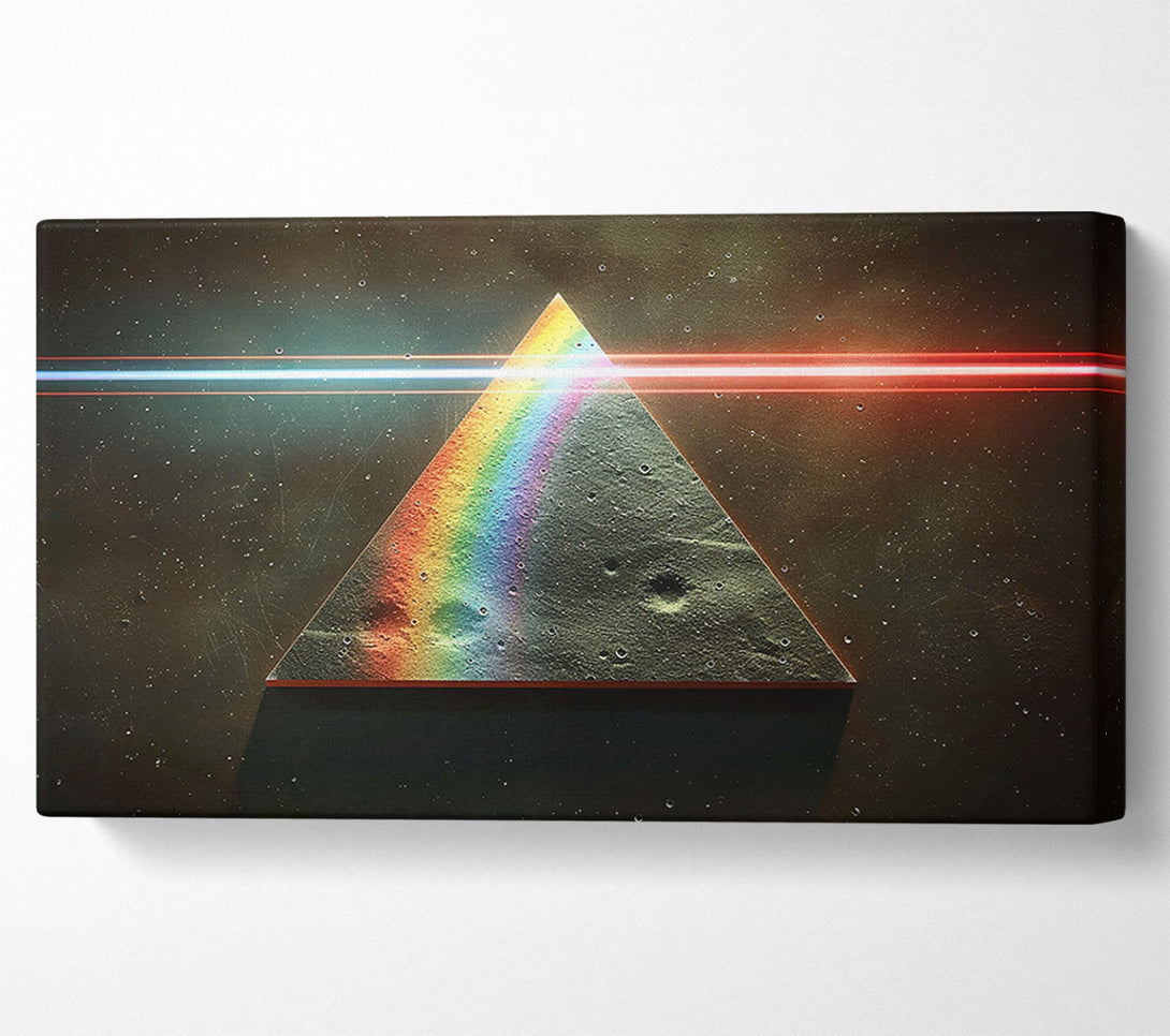  A Canvas Print of Golden Prism Of Light Canvas Wall Art