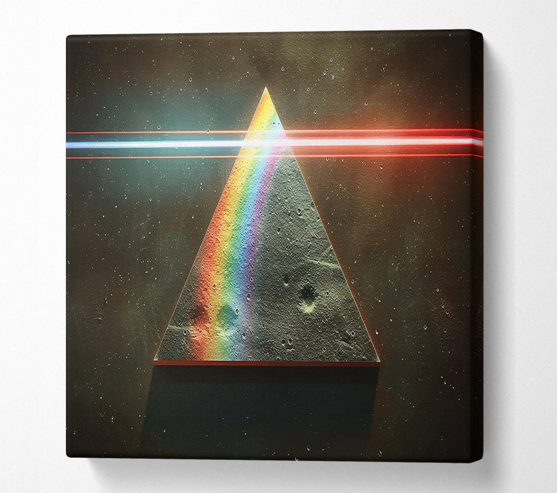  A Canvas Print of Golden Prism Of Light Canvas Wall Art