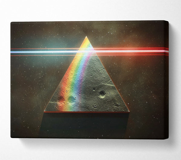  A Canvas Print of Golden Prism Of Light Canvas Wall Art