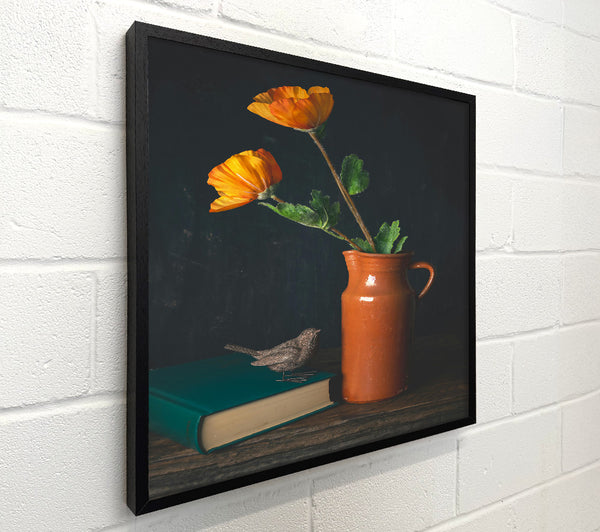 Orange Blooms And Stillness