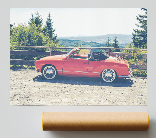Crimson Classic Convertible Giclee Print