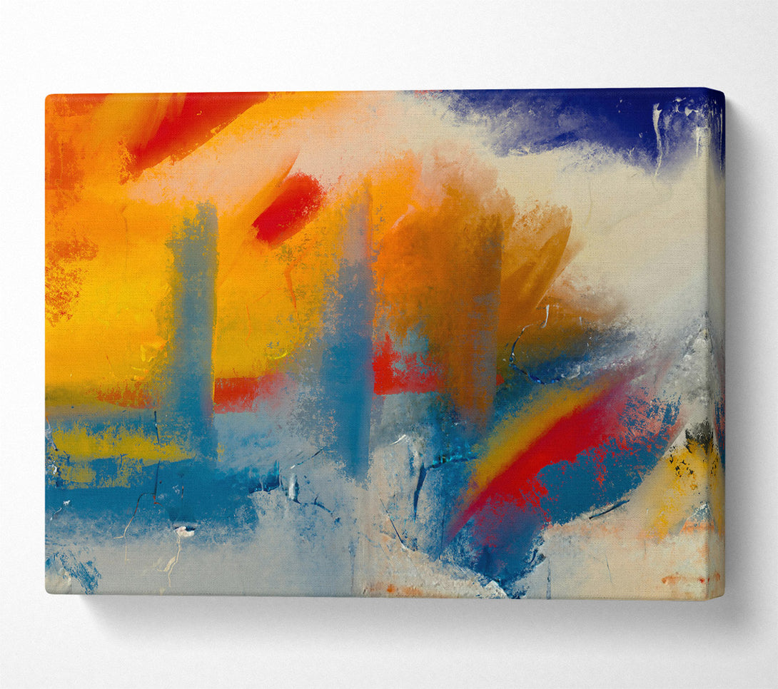  A Canvas Print of Blue Abstract Dreamscape Canvas Art