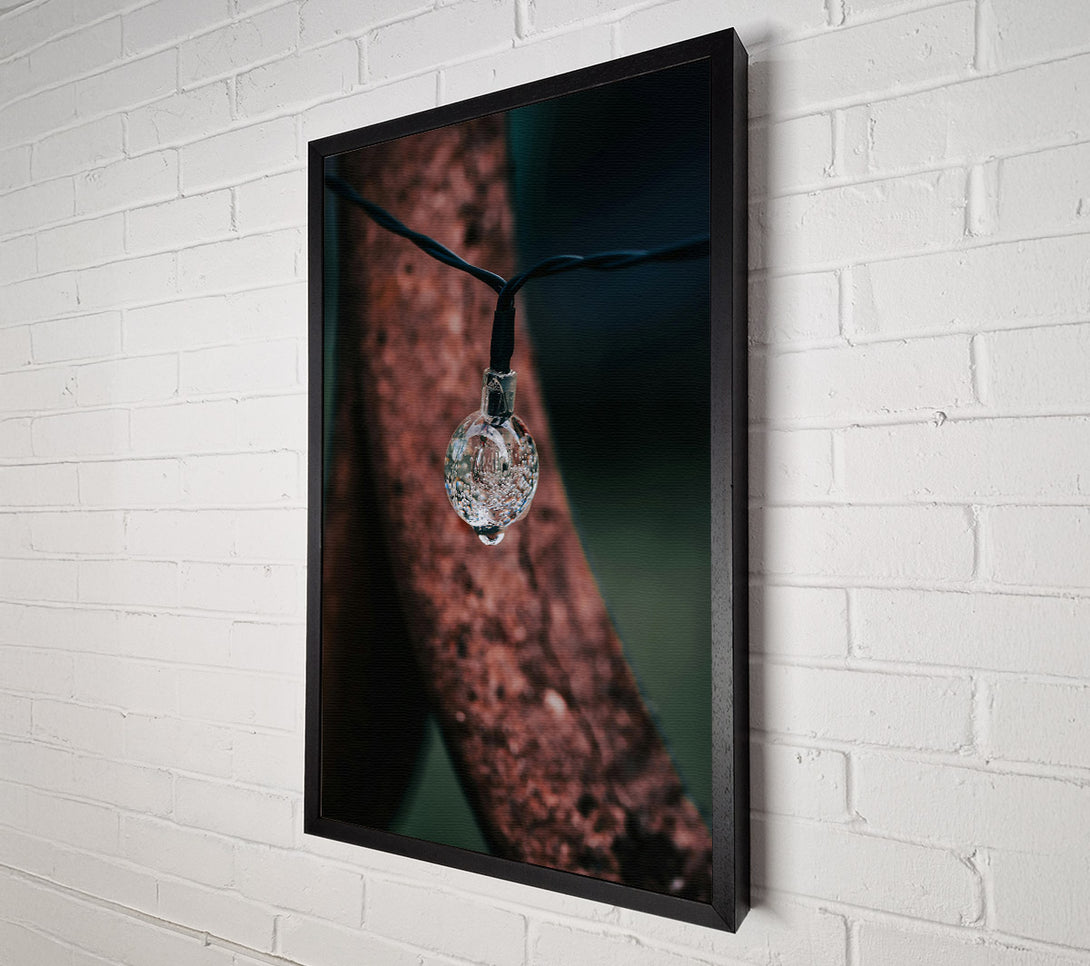  A Canvas Print of Brown Bubbling Drip Canvas Print