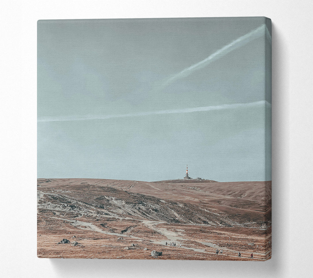  A Canvas Print of Brown Mountain Solitude Canvas Art