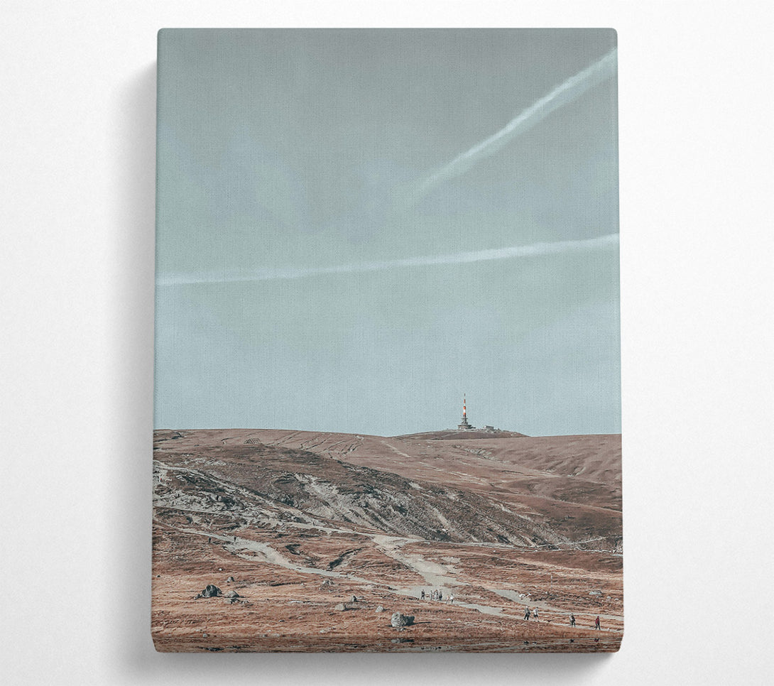  A Canvas Print of Brown Mountain Solitude Canvas Art